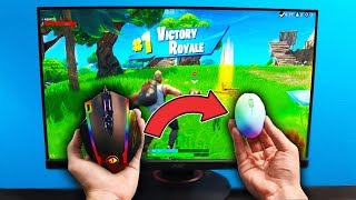 Every Death i SWITCH to a SMALLER Mouse in Fortnite [upl. by Eeresed]