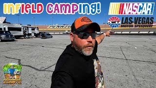 Las Vegas Motor Speedway NASCAR Infield Camping 2024 [upl. by Prissie]