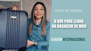 Dicas de Viagem  10 dicas sobre Bagagem de Mão em Voos Internacionais [upl. by Ayital]