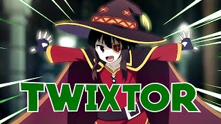 Megumin Twixtor Clips For Edit Konosuba 4K [upl. by Nolaj]