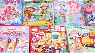 7 Popin Cookin and Interesting Japanese Candy Japan Souvenir DIY Candy [upl. by Roshan]