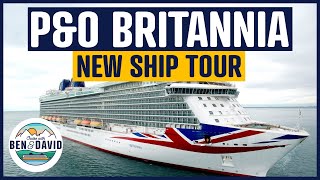 PampO Cruises Britannia NEW Cruise Ship Tour [upl. by Anatniuq]