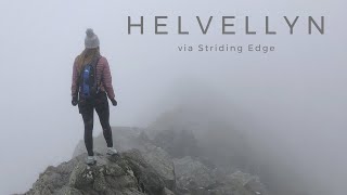 Helvellyn via Striding Edge  The Lake District [upl. by Aivizt275]