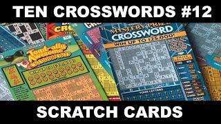 Ten Crossword Scratch Cards 12 [upl. by Anahpos]