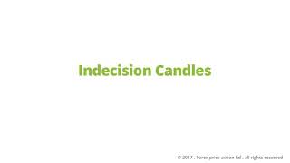 Indecision Candlestick Lesson 21 [upl. by Sissie978]