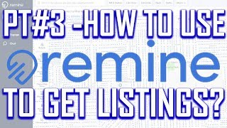 How to use Remine to get listings  Part 3  Realtostools Realtortips Realestate [upl. by Lynnea]