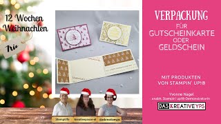 Gutscheinverpackung  12 Wochen Weihnachten Trio [upl. by Calvina]