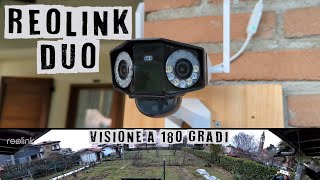 Recensione e test Reolink Duo 2 telecamera videosorveglianza 4k 4G POE o WiFi con doppio obiettivo [upl. by Mima]