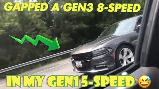 Gen 1 Chrysler 300c 57 hemi vs Gen 3 Dodge Charger RT [upl. by Valle]