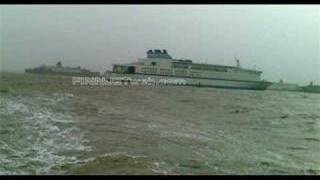 GTS FINNJET beached at Alang India for scrapping She has gone  forever [upl. by Suiratnauq]