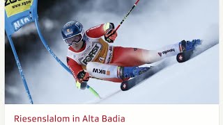 Ski Alpin Mens giant Slalom Alta Badia 2run Top6 Highlights 2023 [upl. by Sergei772]