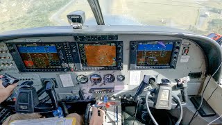 Cessna Caravan  landing at one of the highest airports in the world [upl. by Adnael]