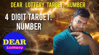 today lottery target number 4 digit number sufiyan target tips [upl. by Arikat]