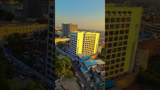 Nanded City From Top of NRI Complexgurudwara langarsahib nanded [upl. by Aihtnys]