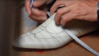 Making HANDMADE Bespoke Full Brogue Oxford Shoes [upl. by Hose]