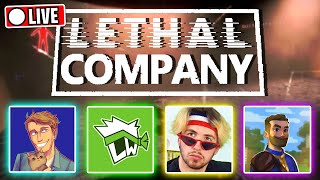 Solidarity PLAYS MODDED LETHAL COMPANY w InTheLittleWood Oli amp Sausage [upl. by Nodearb]