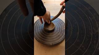 手回しロクロでカップを製作 pottery Cup coiling 陶芸 ロクロ craft ceramic clay handmade art [upl. by Kippy]