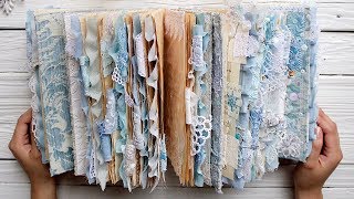 Winter Crystal Journals  TEXTILE ART [upl. by Hilaire125]