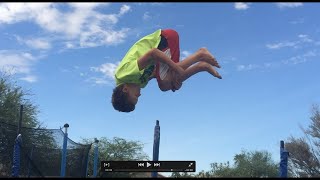 How To Do A Frontflip On A Trampoline For Beginners [upl. by Olihs412]