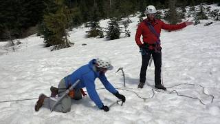 Three Person Crevasse Rescue [upl. by Thaddaus573]