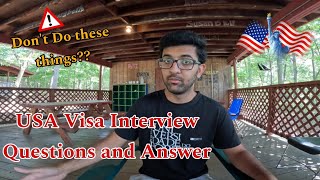 USA J1 Visa Interview  J1 visa Question and Answer  USA visa Interview  America Visit Visa [upl. by Pet]