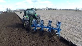 John Deere 6150R Autopower  LEMKEN Juwel 7  Trimble CFX750 EZPilot RTK [upl. by Jovita]