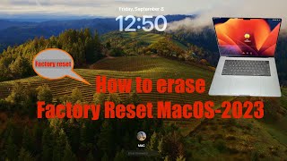 How to Erase amp Factory Reset Your Mac in 2023MacOS Sonoma [upl. by Norbie825]