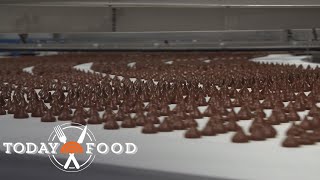 See How Hershey’s Kisses Are Made In The Sweetest Place On Earth  TODAY [upl. by Laekcim]