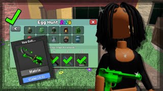 MM2 easter event 2024 matrix effect gameplay  mobile [upl. by Anita]