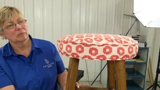 How to Upholster a Bar Stool [upl. by Colyer54]