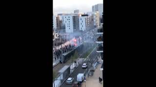 PSG KOB 40 ans  Fight Tribune Boulogne vs Virage Auteuil à Bordeaux [upl. by Delores127]