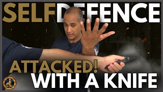 ATTACKED WITH A KNIFE How to defend yourself with Martial Arts [upl. by Alcinia]