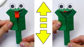 Crazy Frog  Moving paper TOYS  Easy paper crafts [upl. by Gingras181]