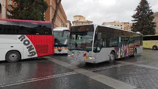 Roma in tilt per la protesta dei bus turistici [upl. by Erbua374]