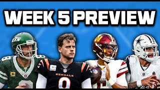 NFL Week 5 Preview [upl. by Savihc206]