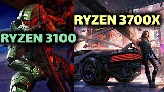 Ryzen 3 3100 vs Ryzen 7 3700X  in 2021 [upl. by Elbys]