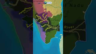 Kaveri River and its Tributaries  कावेरी नदी । Indian Geography  Creative Study upsc [upl. by Arndt]