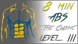 8 Min Abs Level 3 [upl. by Elahcar493]