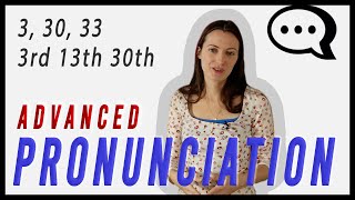 How to Pronounce the Number Three 3  Clear Accent English Lesson [upl. by Eidnil]