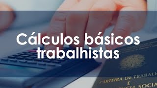 P5  Cálculos Trabalhistas  Férias Abono Pecuniário INSS e Exercícios [upl. by Zacharia]