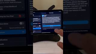 Updating iPad mini 6 to iPadOS 18 ipadtips [upl. by Arded290]