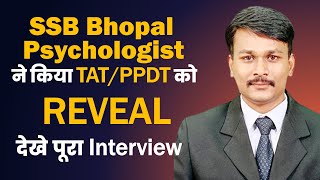 SSB HIDDEN TRUTH REVEALED by SSB Psychologist  TATPPDT  Ashok Sir Interview  TAT SSB [upl. by Naitsabas]