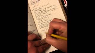 Bullet Journal 101  Bullet Journal in a Traveler’s Notebook [upl. by Enileqcaj]