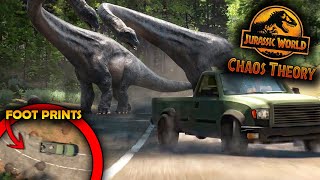 DREADNOUGHTUS IN CHAOS THEORY  WHAT WAS DARIUS TRACKING IN JURASSIC WORLD CHAOS THEORY TRAILER [upl. by Siraf307]