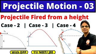 Projectile Motion Class 11 Physics Ch4  L 3  Motion in a Plane Projectile fired from a Height [upl. by Rofotsirk]