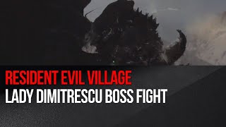 Resident Evil Village  Lady Dimitrescu boss fight Tower of Worship [upl. by Marsha]