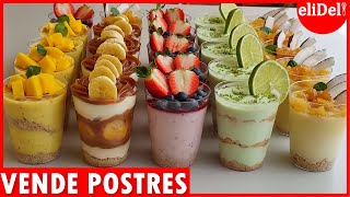 5 POSTRES para VENDER sin HORNO Gana DINERO desde CASA con POSTRES muy RENTABLES [upl. by Esir]