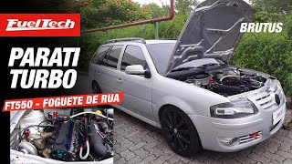 VW Parati G4 Turbo com FT550  Conforto  Alta performance [upl. by Hy339]