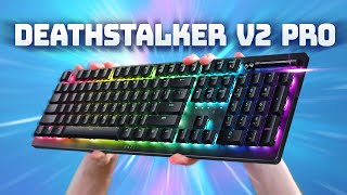 NEW Razer Deathstalker V2 Pro Wireless Keyboard Review [upl. by Bubb166]