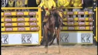 Saddle Bronc Riding in Brazilian Rodeos [upl. by Airbmak]